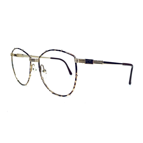 VTG Christian Dior Gold Eye Glasses - Picture 1 of 10